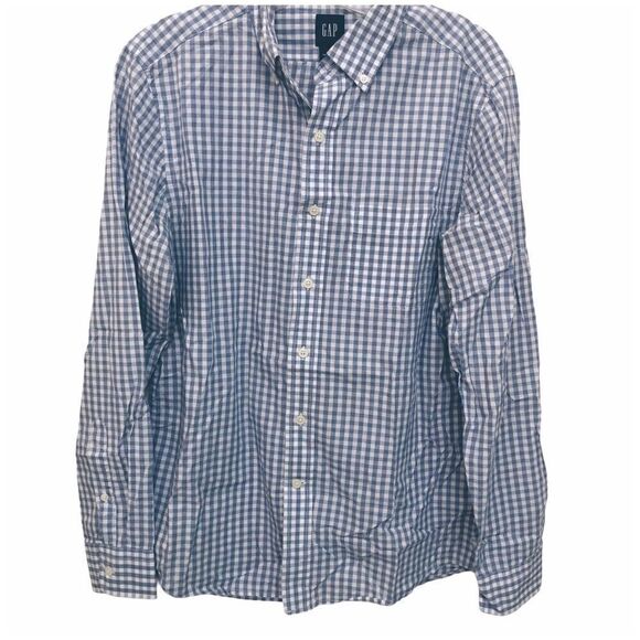 GAP SHIRT Cotton Fitted Button Down Shirt - Picture 1 of 5